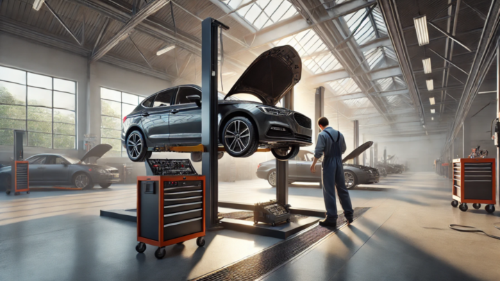 Auto in der Werkstatt