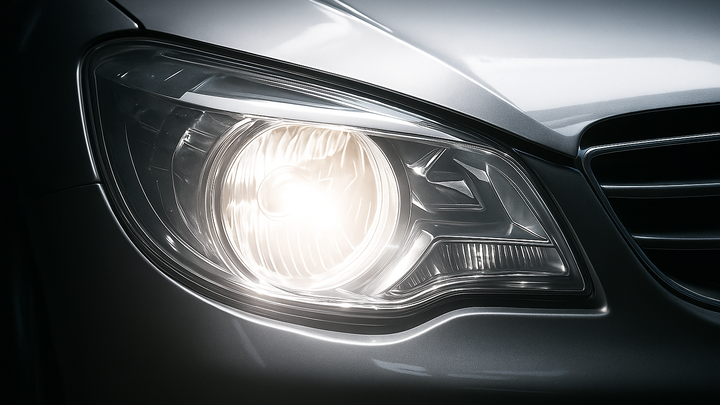 Abblendlicht im Auto