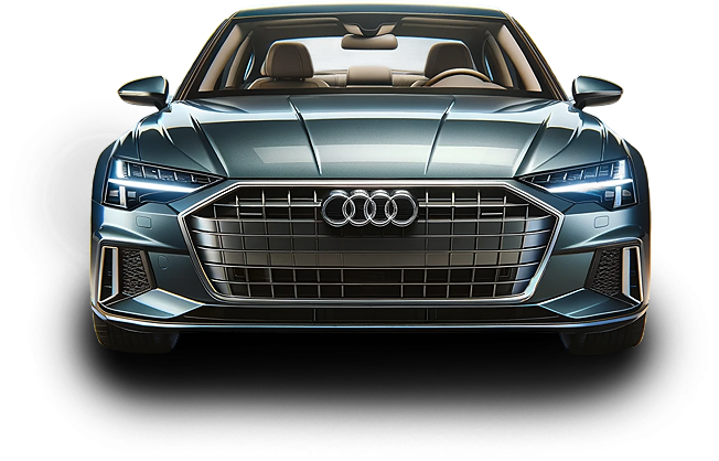 Audi A6 frontale Sicht guter Zustand