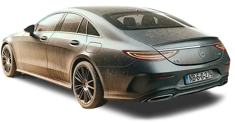 Mercedes-Benz CLS verschmutzt