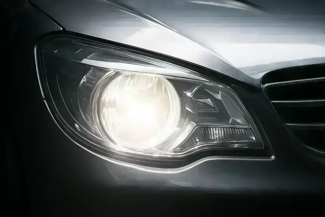 Abblendlicht im Auto